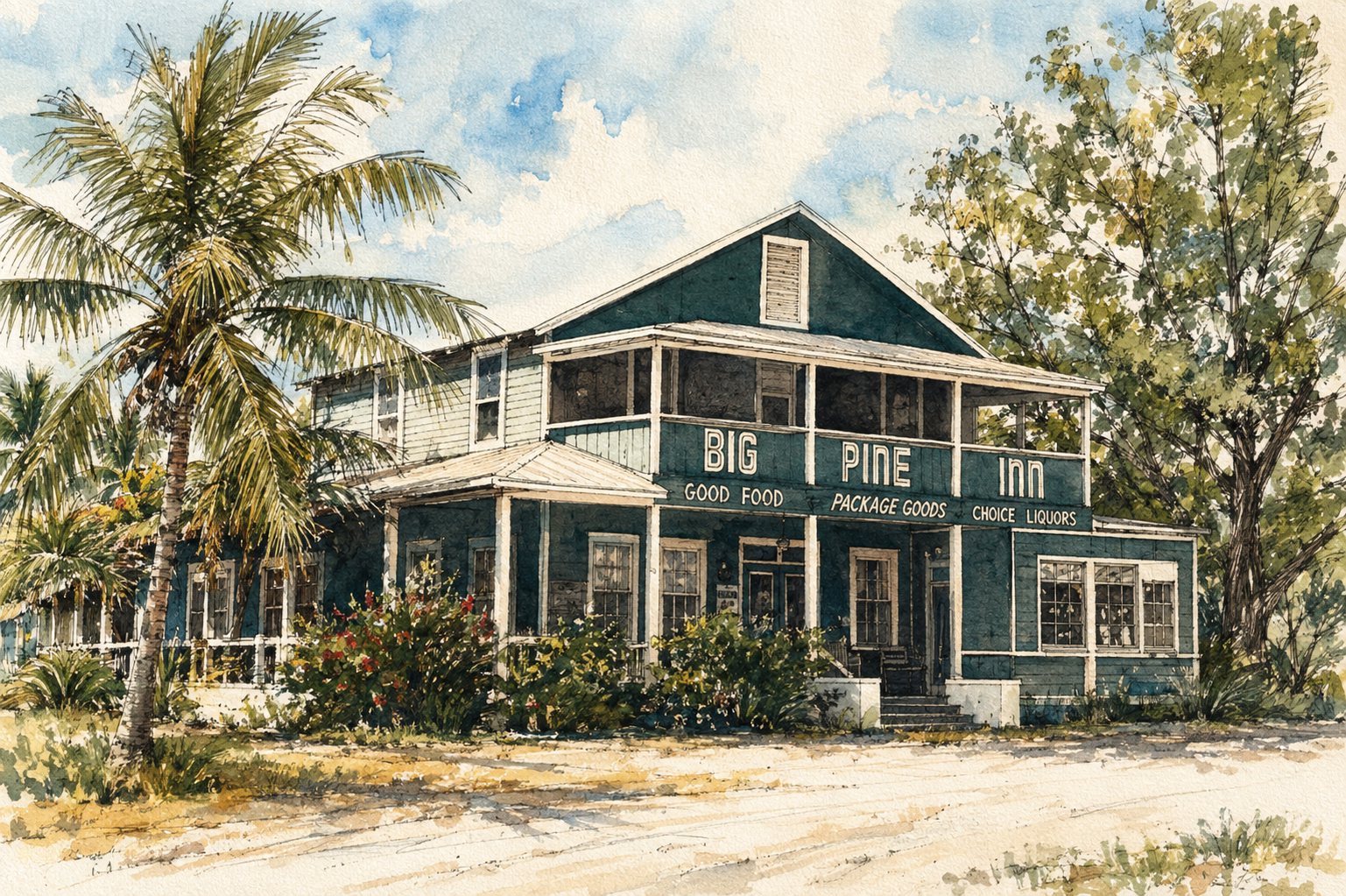 Big Pine Inn Pic from the 1970s