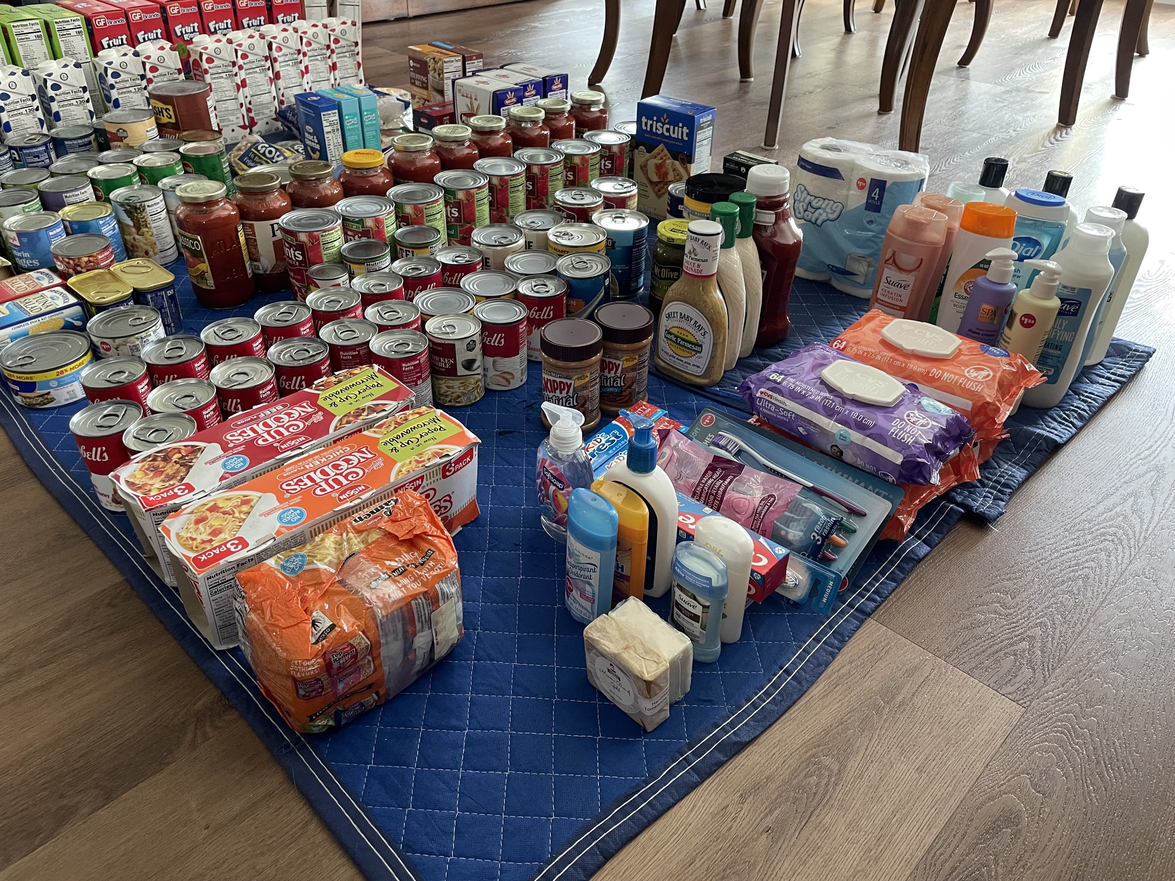 St Peter's Food Pantry donations