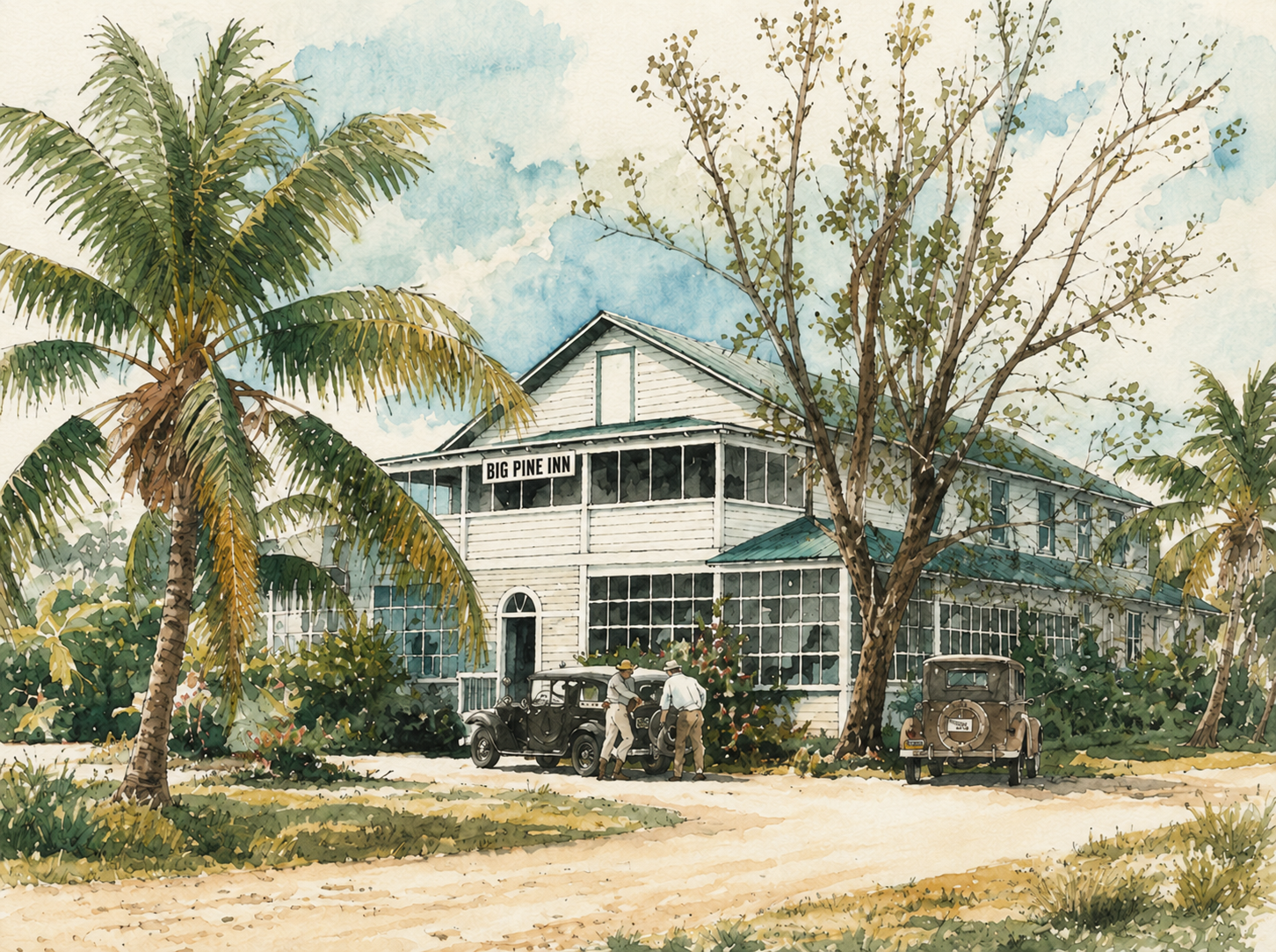 Big Pine Inn very early pic