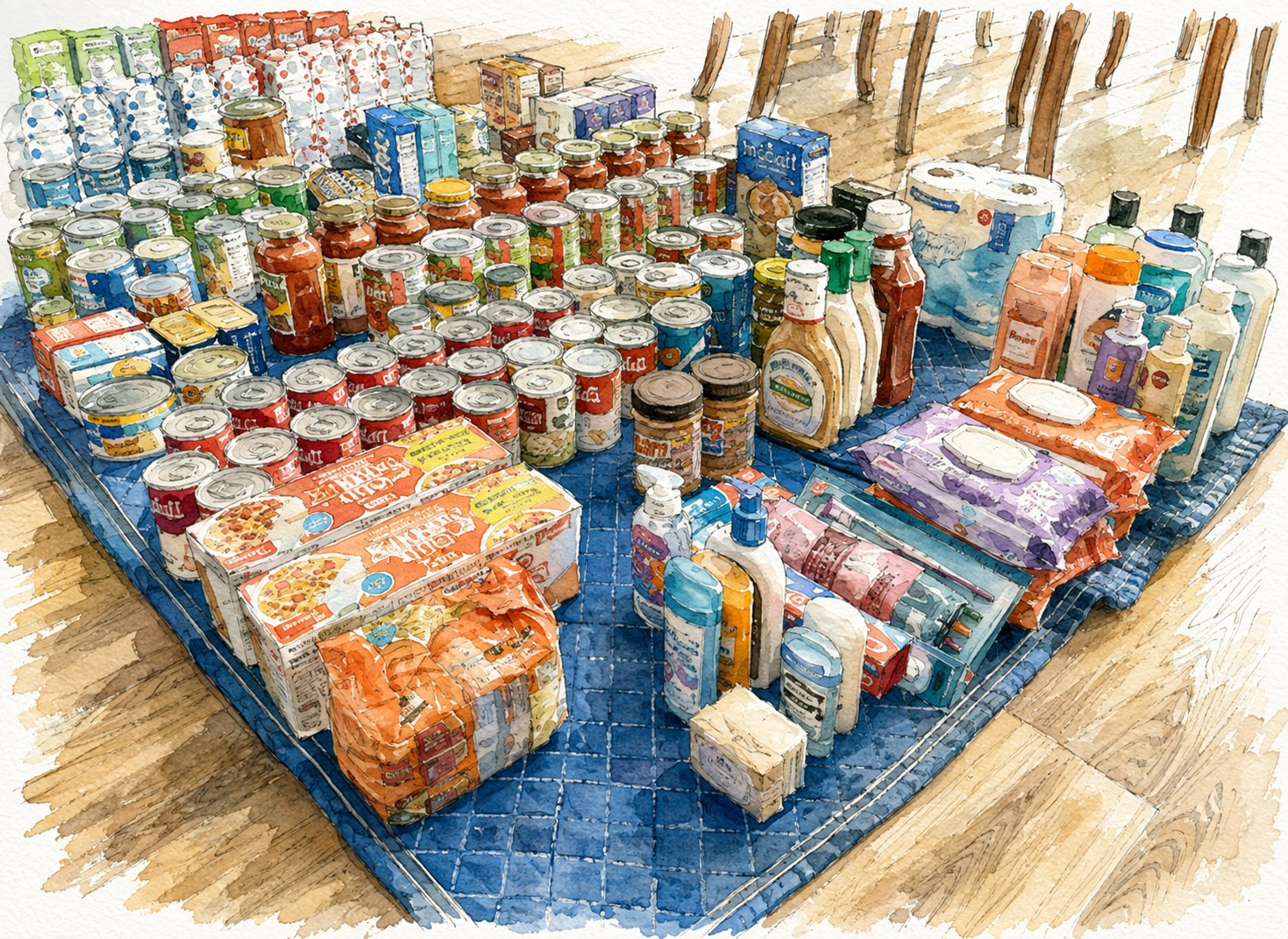 St Peter's Food Pantry donations